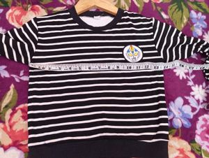 Striped Long Sleeves sweat