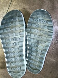 Girls silver colour shoes