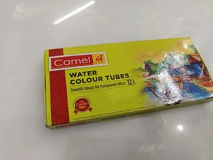 Camel Water Colour Tubes - 12 Shades