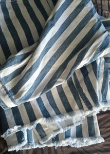 Striped Denim Jacket