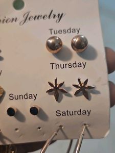 Beautiful 7 Earring Set
