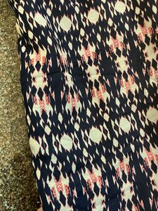 Patterned Cutout Mini Dress