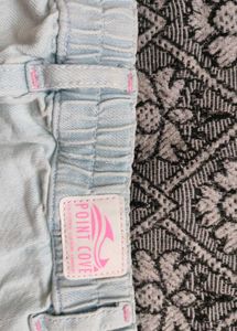 Embroidered Light Wash Jeans