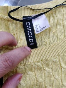 Yellow Knit Sweater