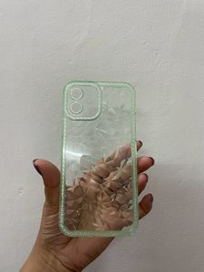 Light Green Translucent iPhone 12 Back Cover