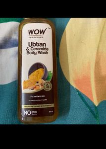 wow ubtan and ceramide body wash