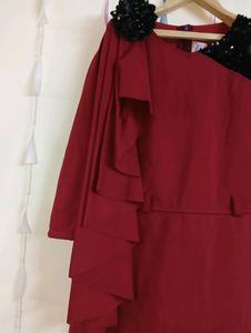 Bodycon Birthday Dress With Sequin Sleeve🎉