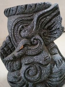 Lord Ganesha Ceramic Flower Vase