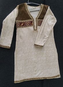 White Casual Wear Kurti