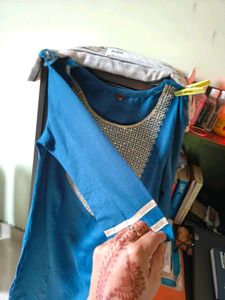 Blue Kurti Set