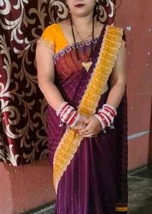 Elegant Saree with Intricate Border