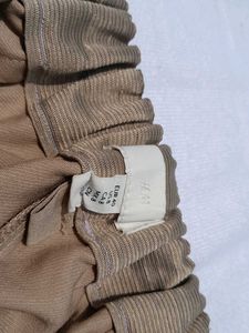 Beige women Trouser