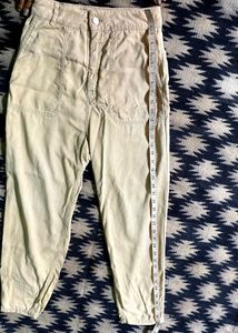 Zara New Beige Colour Jogger