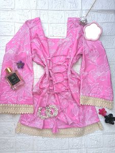 Corset Back Pinteresty Kurti 🩷