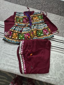 Embroidered Garbha Cum Kanha  Dress For Boys.