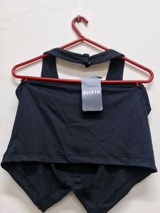 Cute Black Two-Piece Set