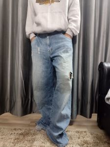 Distressed Denim Jeans