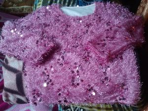 New Casual Regular Sleeves Print Light Purple Top