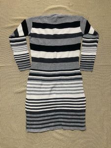 Woollen Striped Knit Kurta