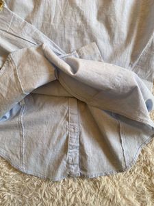 Light Blue fitted Zara Woman's Shirt