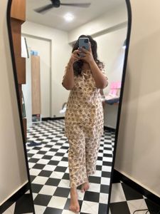 Floral Print Pajama Set