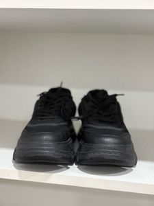 Zara Men Jet Black Sneakers