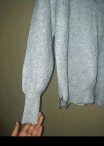 Powder Blue Turtleneck Sweater.(NOT FOR COINS)