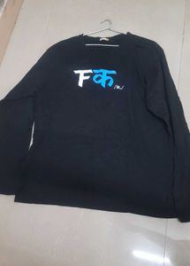 Black Long Sleeve Graphic Tee