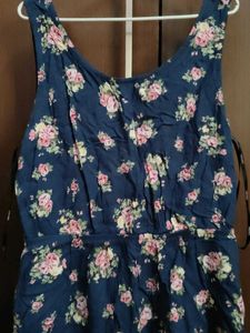 Forever 21 Floral Back Tie Dress