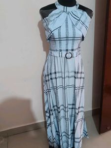 Checkered Maxi Dress