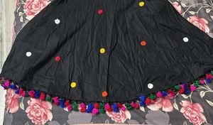 FASHION FLOOR INDIA BLACK SHARARA SET