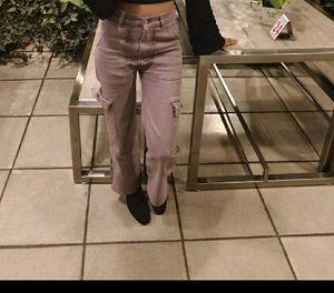 Lilac Cargo Pants