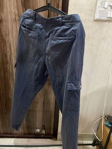 Blue Cargo Pants