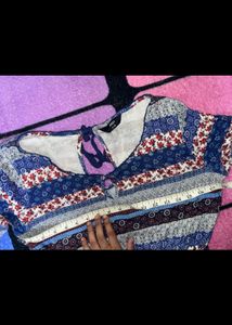 Trendy Dress Top - Large Size