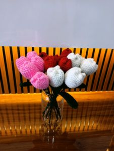 Pack Of 10 Crochet Tulips 🌷