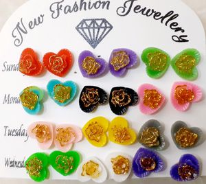 New latest Designs 6 Dozen Earrings Pearl Stud