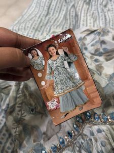 Floral Print Kurta with Sharara