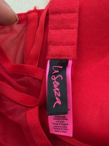 La senza Red Bodysuit Size s