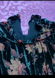 Velvet Mini Dress For Women