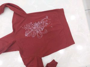 Printed Hoodie Jacket