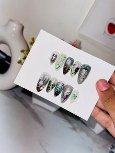 Hand Painted Press-On Nails