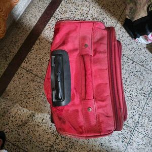 Aristocrat Red Trolley Bag