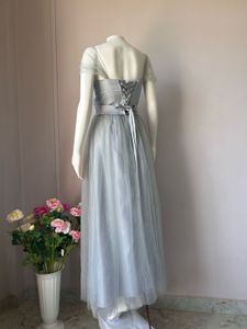 Grey Premium tulle gown