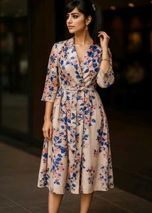 Korean Floral Gown