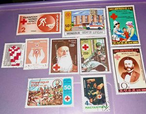 STAMPS : RED CROSS THEME