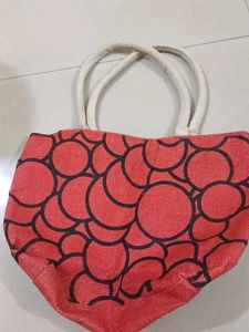 beautiful jute hand bag