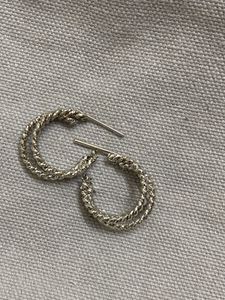 SILVER HOOPS