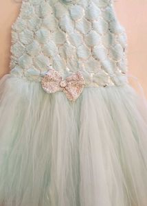 Firozi Color Baby Frock 5 To 6 Years Bab