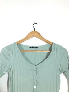 Sea Green Crop Top(Women’s)