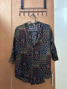 Ethnic Print Top